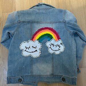 Lola + The Boys Rainbow Gems Jacket, Girls SZ 4